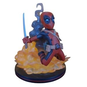 Marvel Deadpool Loot Crate Q Fig Vinyl Statue 4" 2015